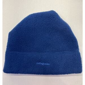 Vintage Patagonia Synchilla Unisex Size‎ M Fleece Winter Beanie Hat Blue Fall 91